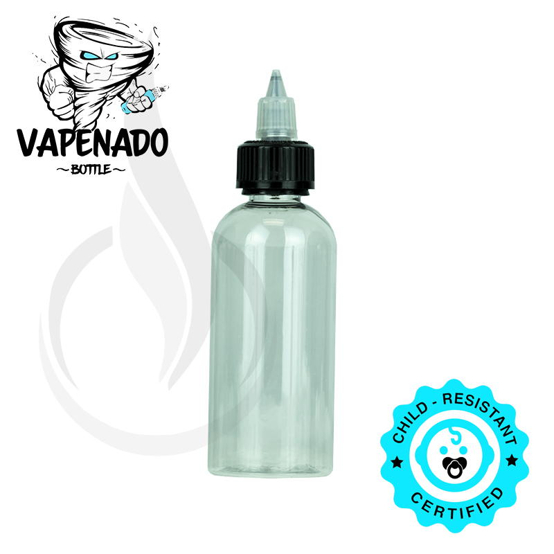 VAPENADO 120ml Bottle with Black/Clear Cap(650/cs)